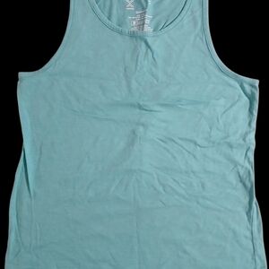 Xersion Teal Scoop-Neck Tank